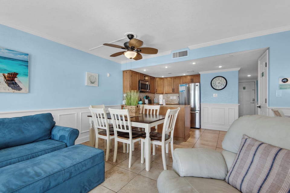 Living to kitchen view