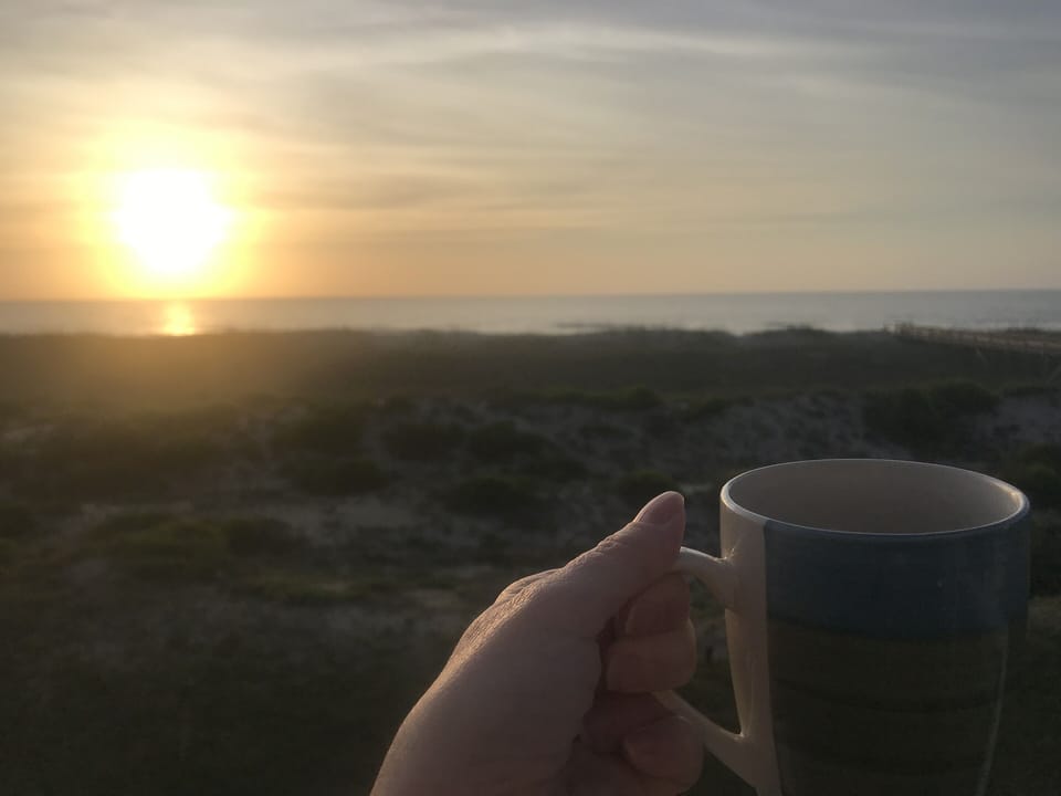 Sunrise view from Master bedroom balcony 