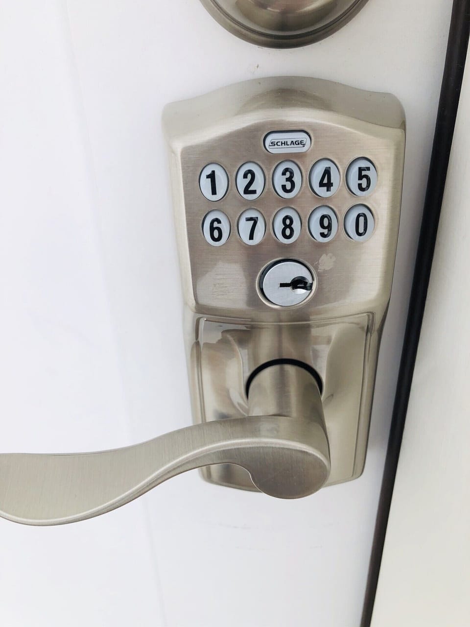Keyless entry. We'll contact you w/ the code the day prior or morning of checkin