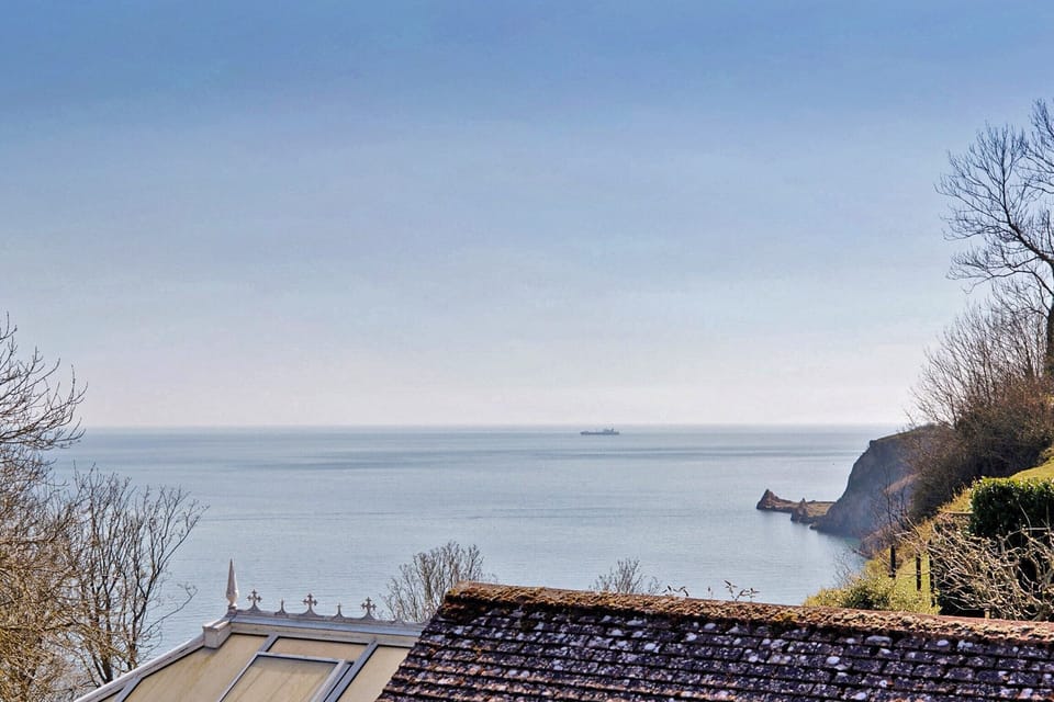 Views over long quarry point.