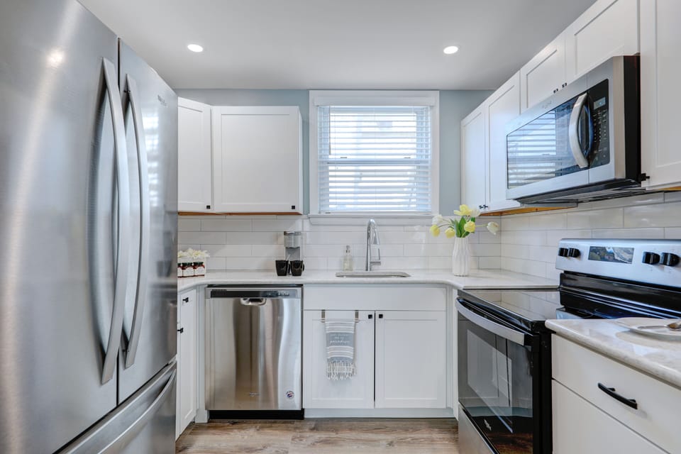 A new kitchen with all the essentials.