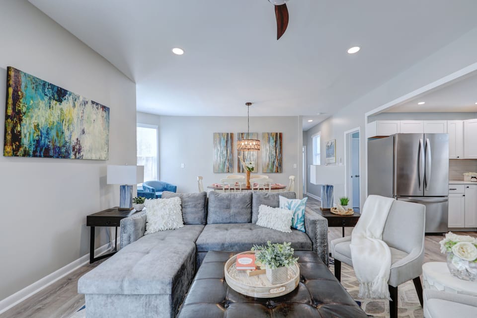 Stylish furnishings.