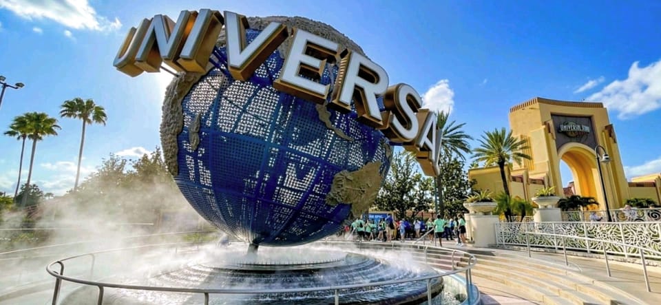 Universal Studios is approximately a 30-minute drive from the villa.