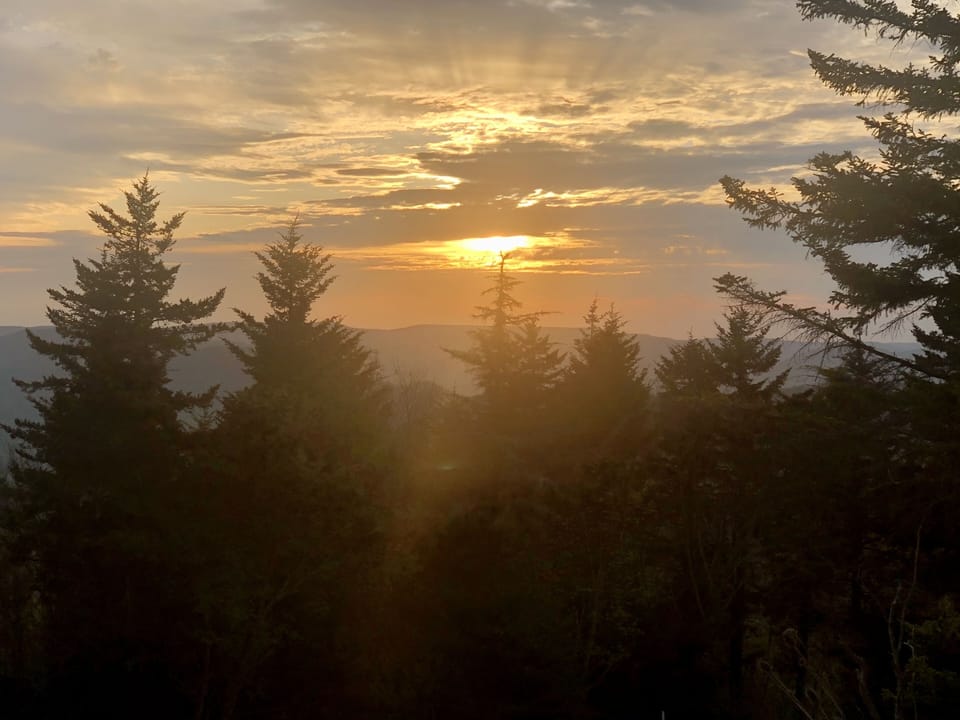 View from Powderidge Rd (just behind Ridgewood)
