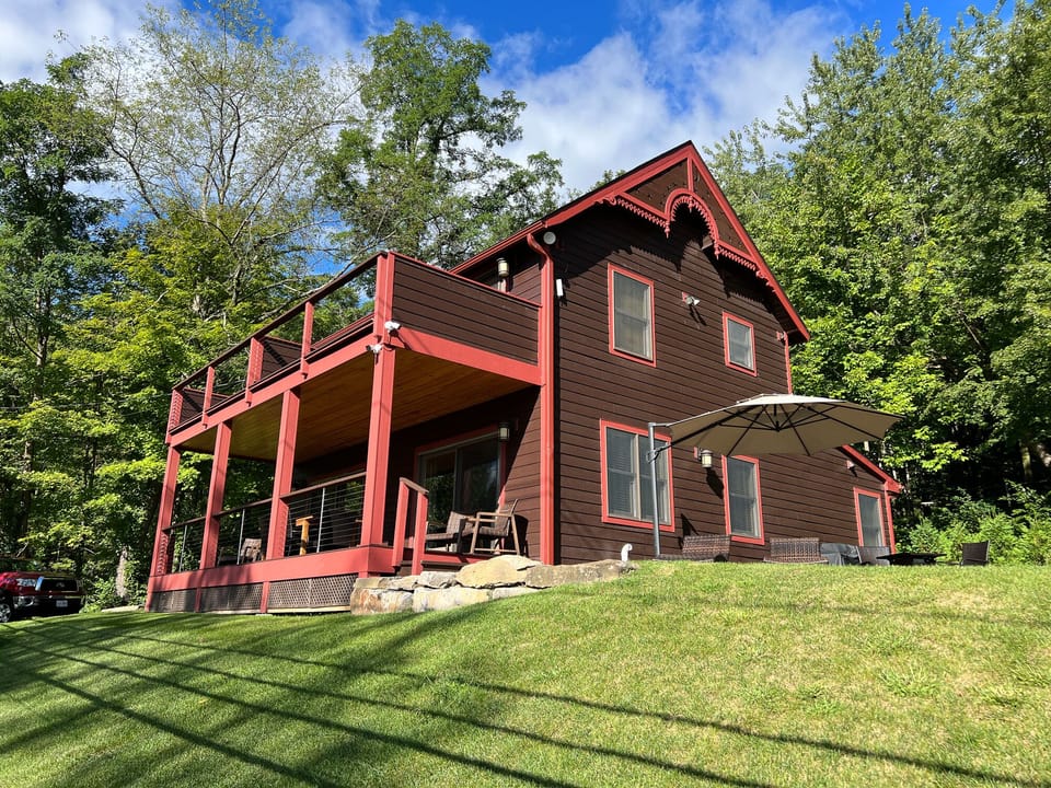 Exterior view of the home.