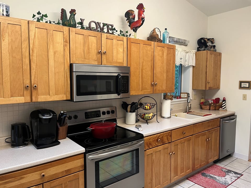 Fully equipped kitchen