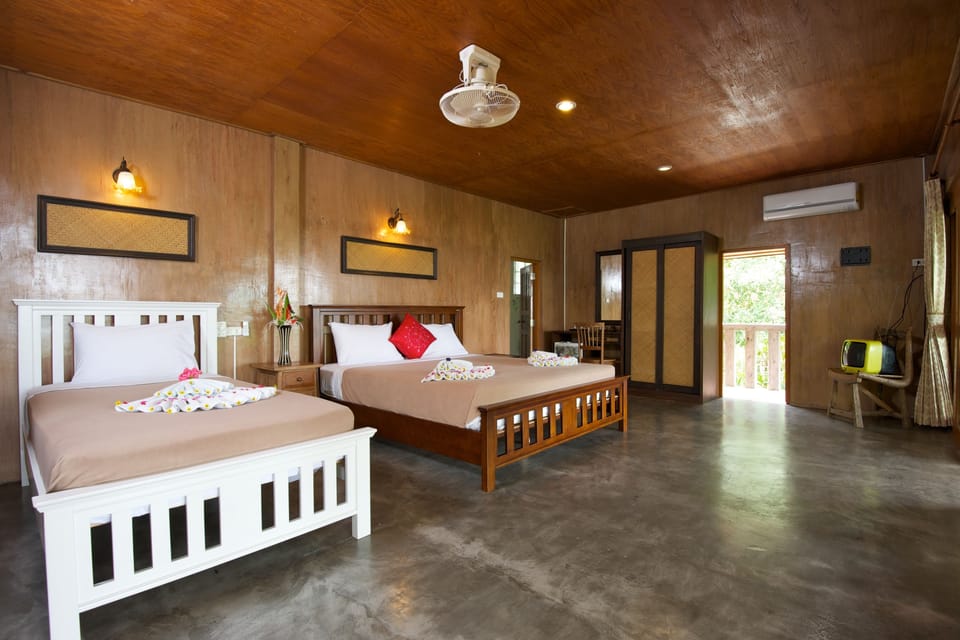 Family Garden Villa | Minibar, in-room safe, rollaway beds, free WiFi