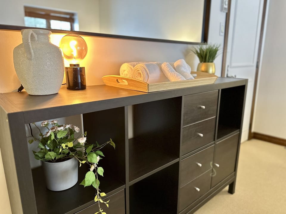 New furniture in master bedroom