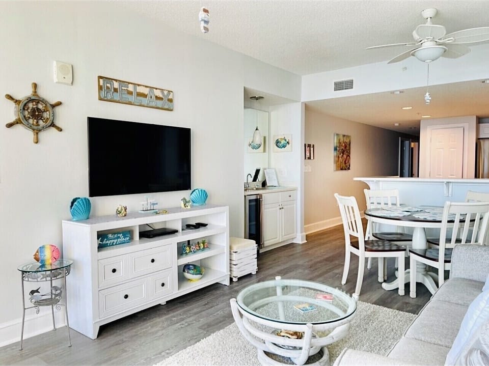 Wet bar with wine refrigerator