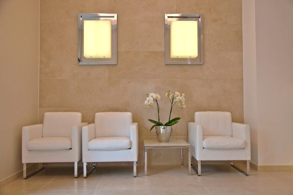 Lobby sitting area