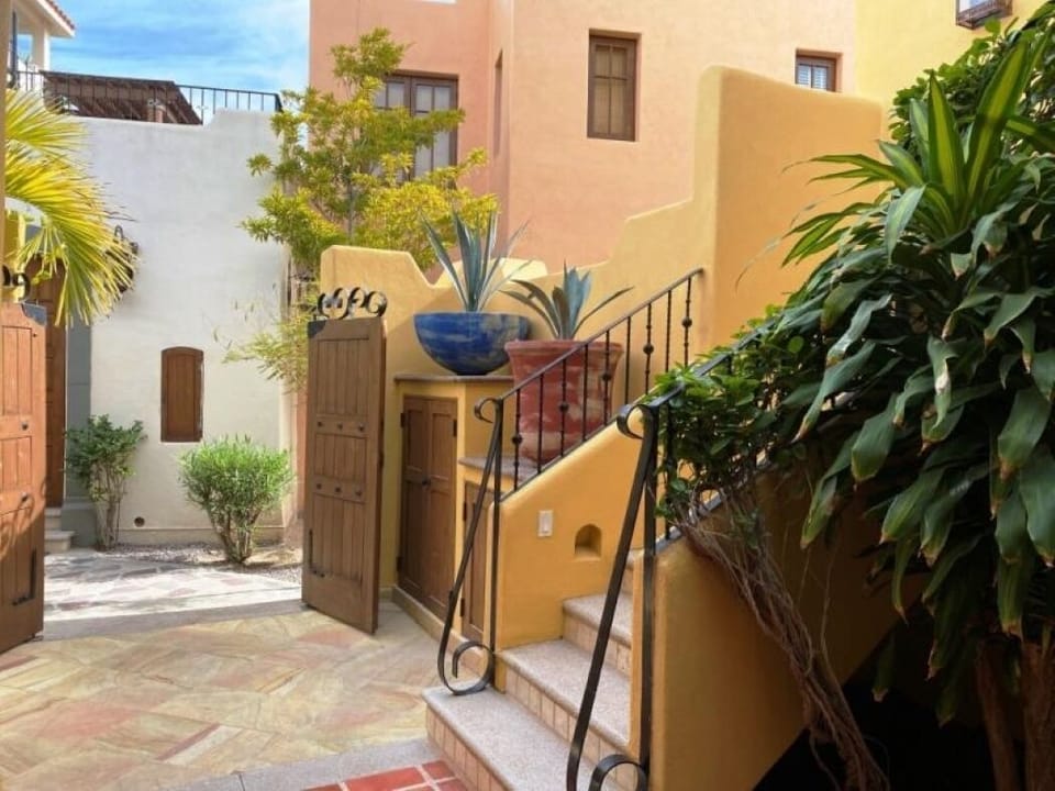 Entrance viewed from the patio