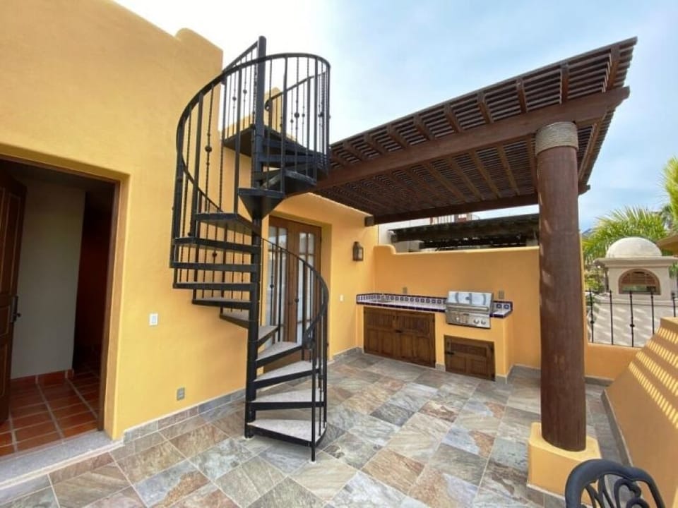 Upper floor terrace and stairs to the Observation Tower