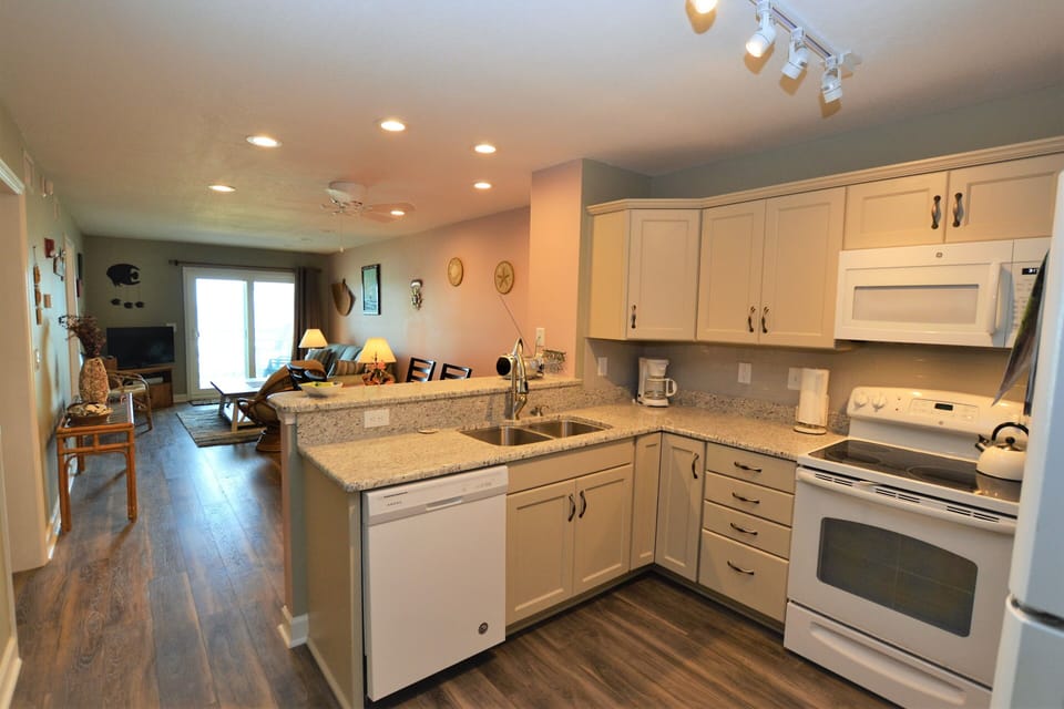 Kitchen with Ocean View