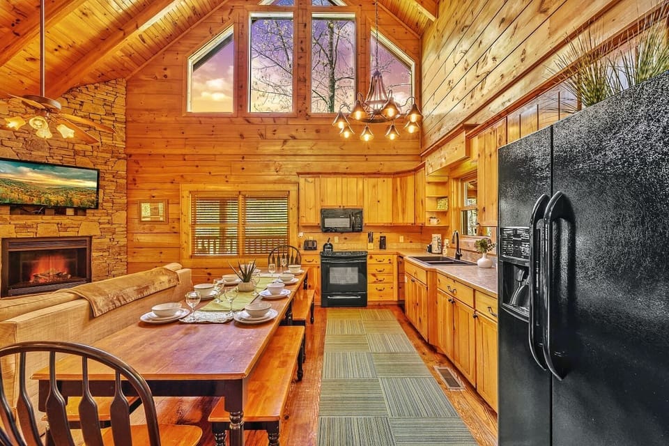 Gorgeous wood cabin and furniture