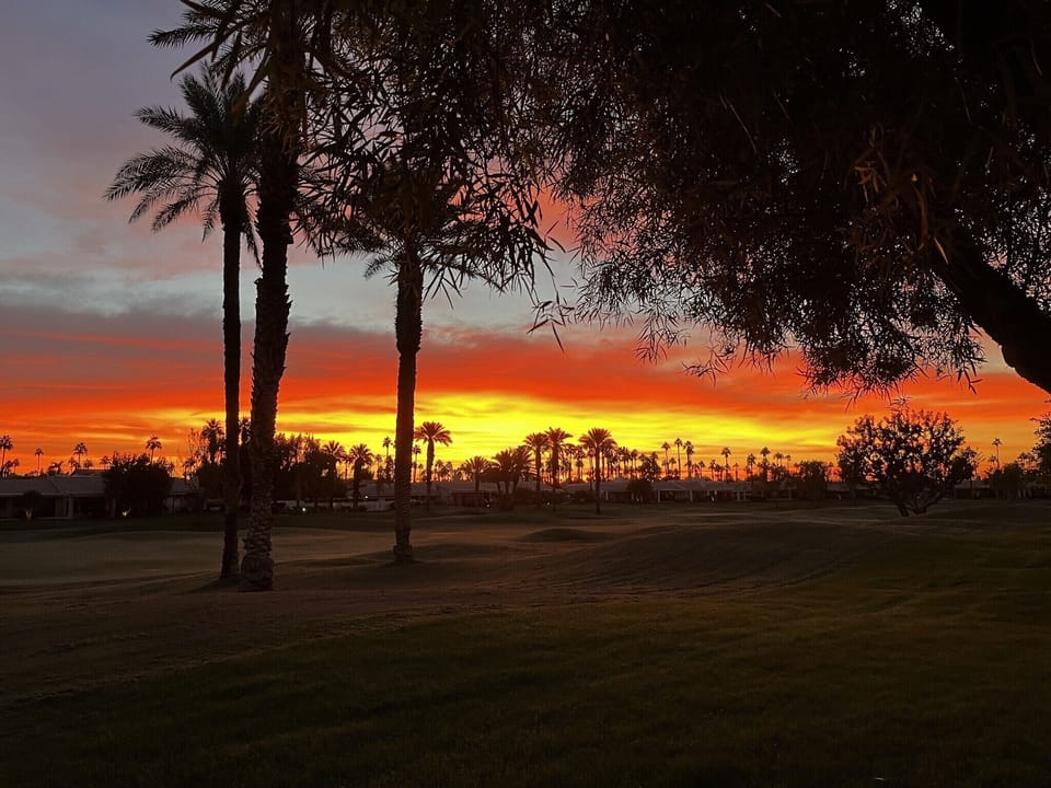 Spectacular sunrise