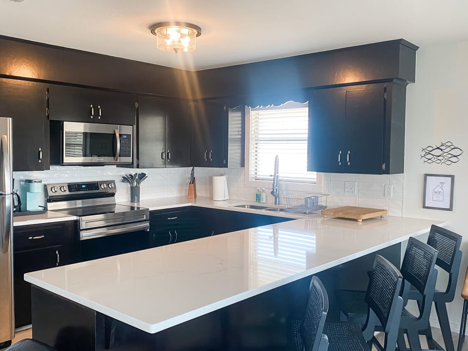 plenty of room for cooking and eating