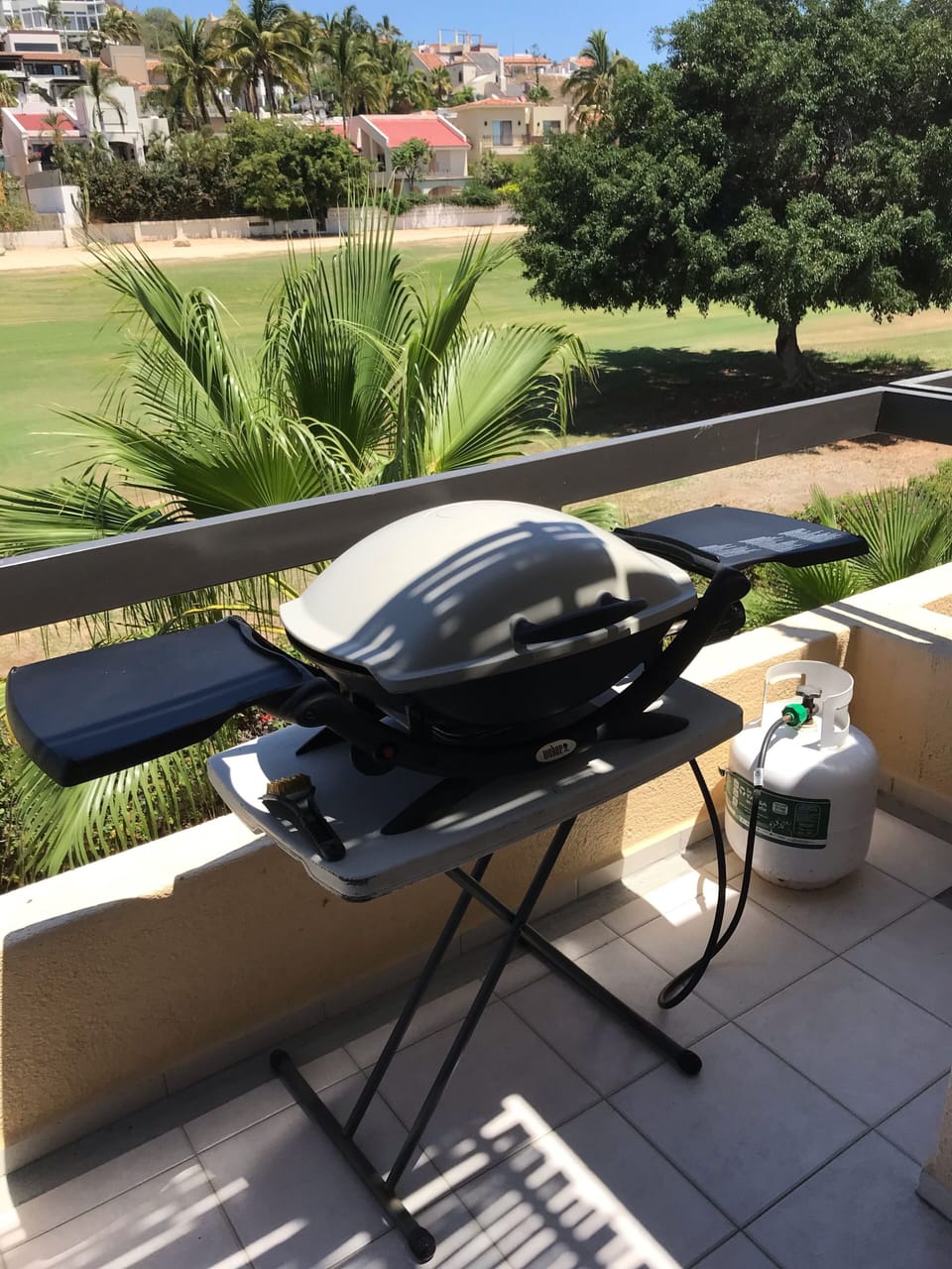 Propane Grill on patio