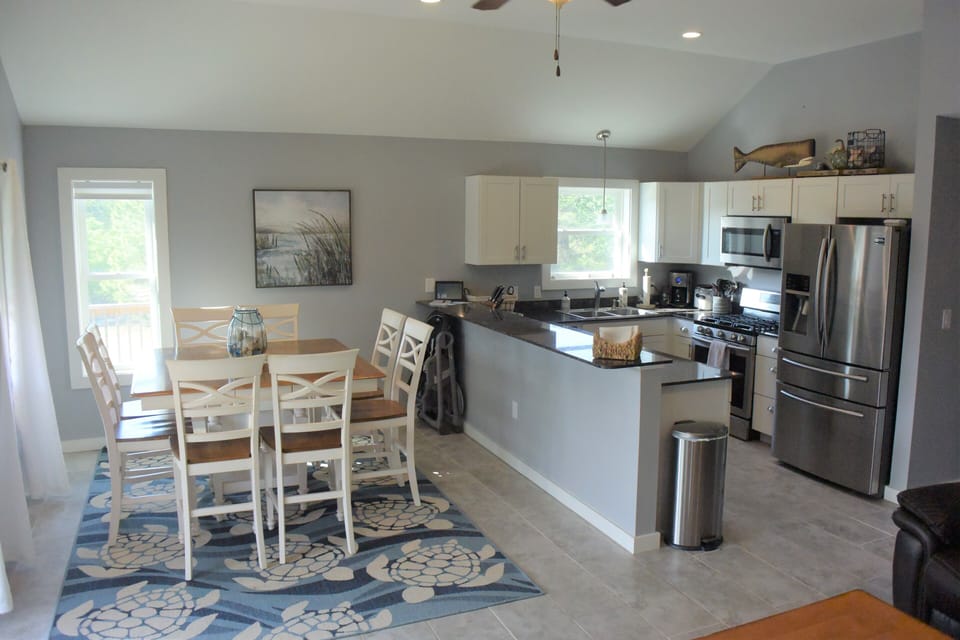 Kitchen and dinning area