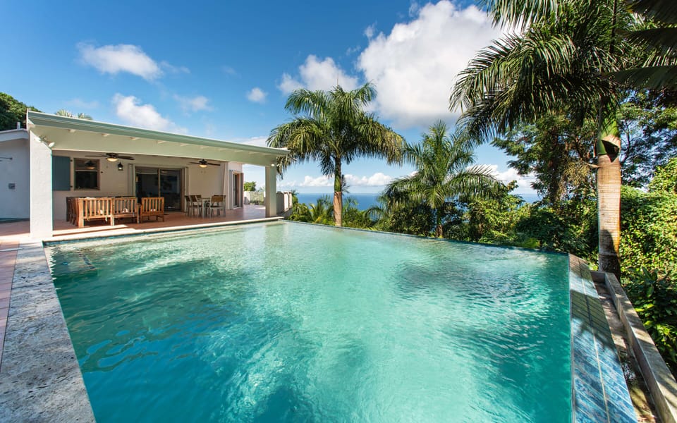 Massive salt water pool