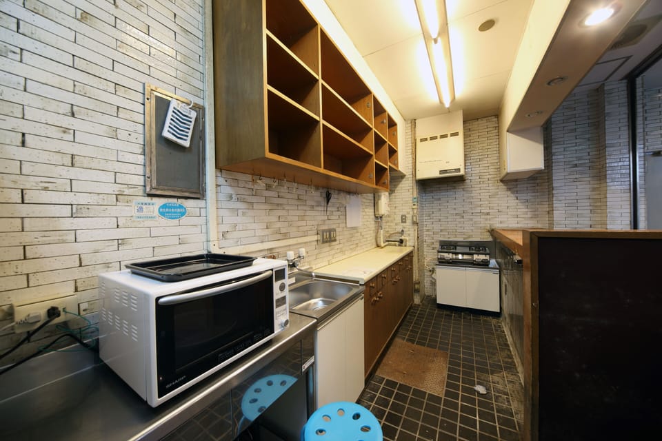 Mini-fridge, electric kettle