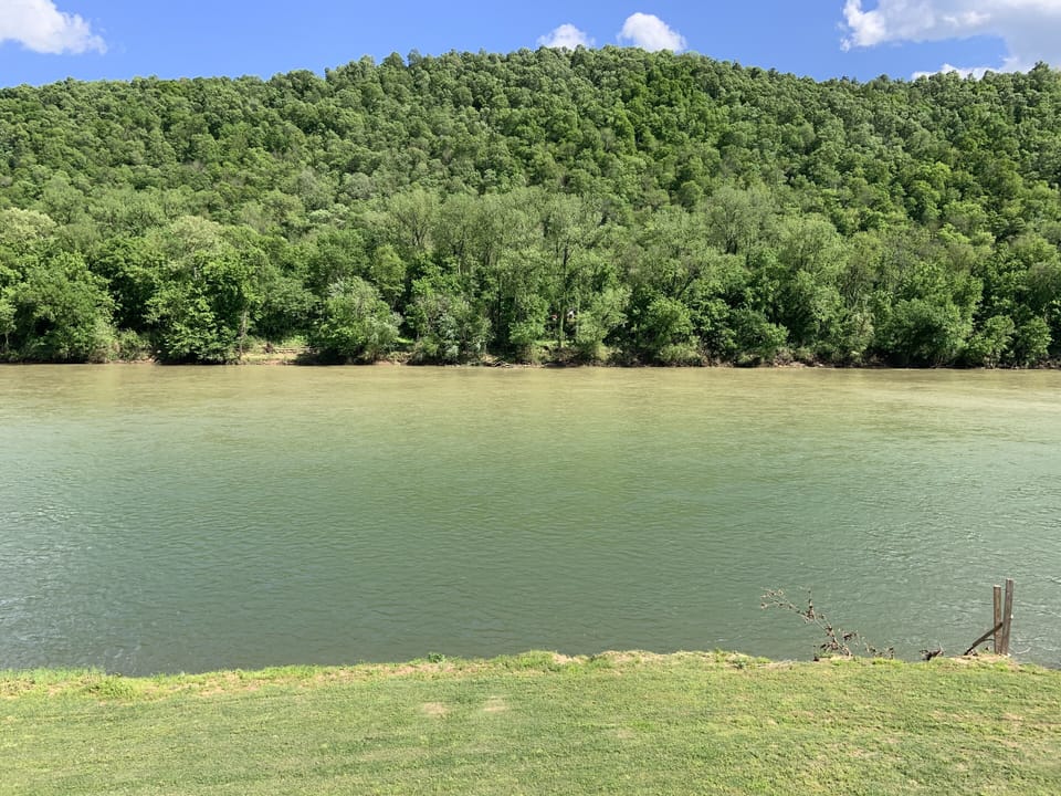 View from covered deck