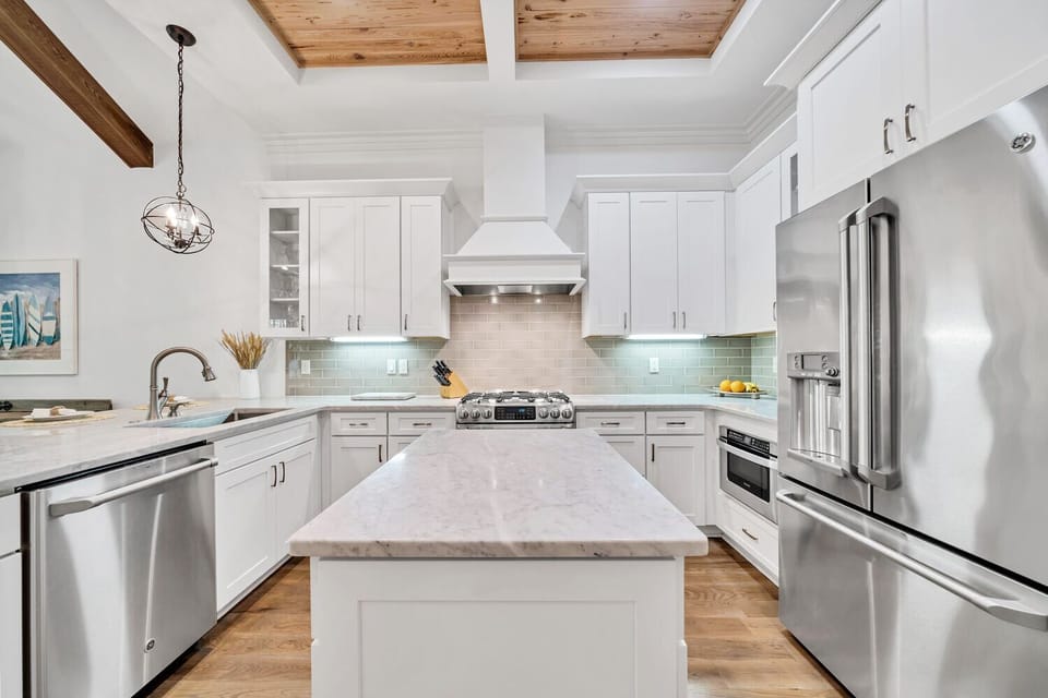 Kitchen has everything your chef needs