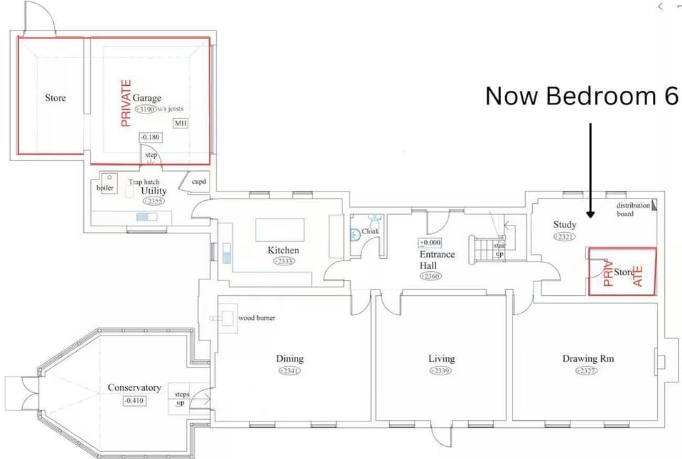 Second floor plan