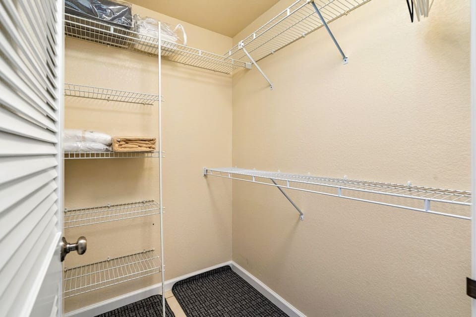 Plenty storage space.