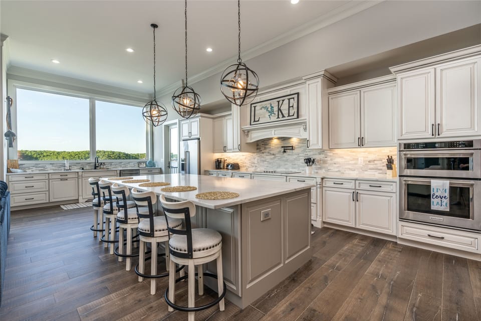 Your spacious kitchen is fully equipped with everything you may need 