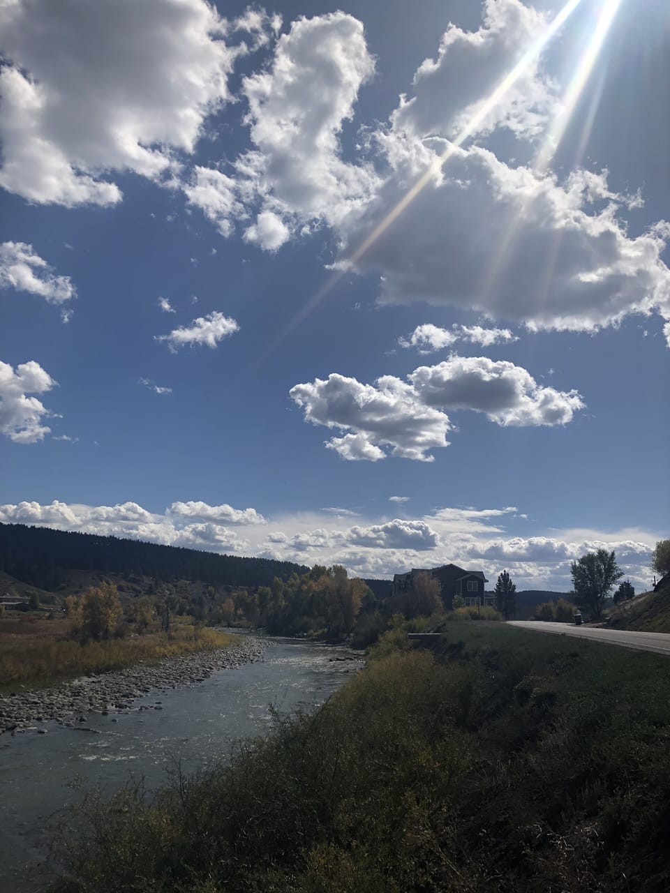 Pagosa Springs sky on the river, Wow!
