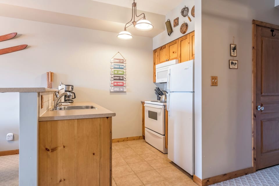 Kitchen with all the Major Appliances 