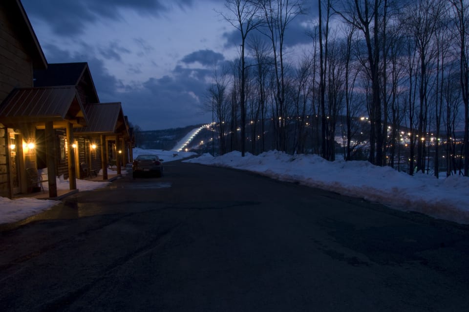 Front of property - evening/night