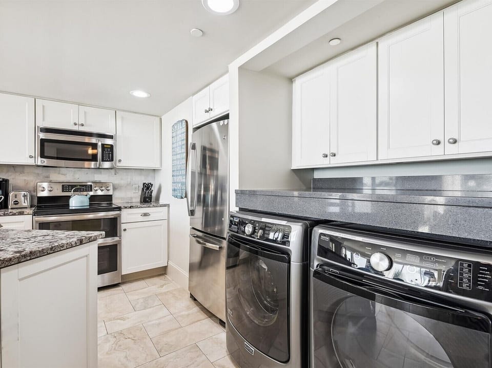 Laundry Area off Kitchen at 1206 Villamare