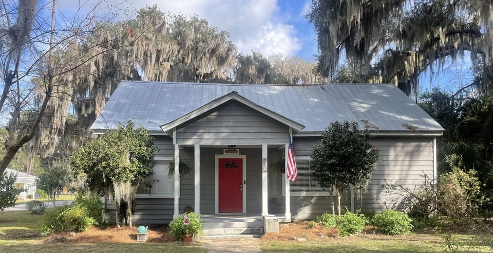 Front view of our house.
