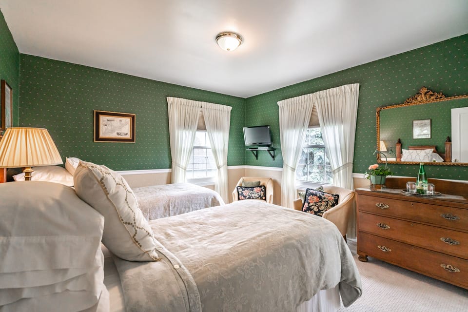 Superior Twin Room, 2 Twin Beds, Terrace, Garden View | Premium bedding, pillowtop beds, individually decorated
