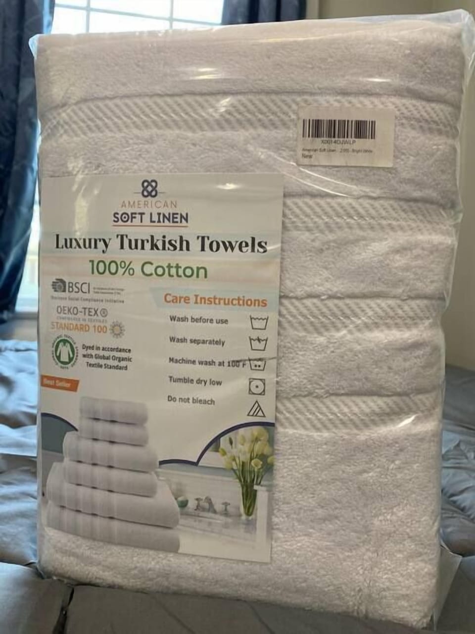 High Quality Luxury Towels Provided