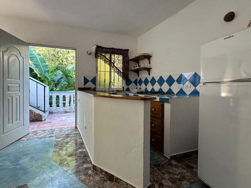 Family Condo, 2 Queen Beds, Mountain View, Annex Building | Private kitchen | Paper towels, dining tables