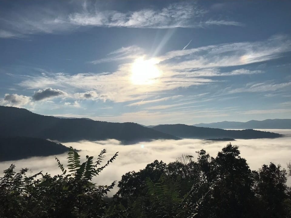 Another amazing above the clouds photo from up the street