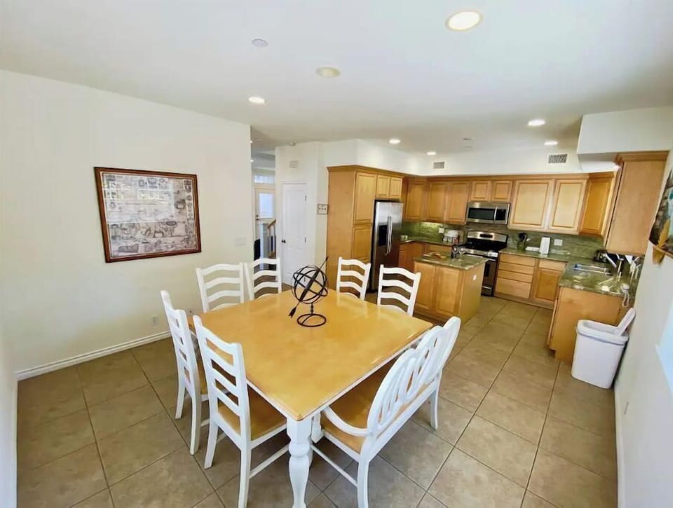 Comfortably fit for a group.I loved the dining table for board games (supplied)