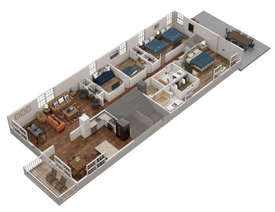 Floor plan to get a sense of the property