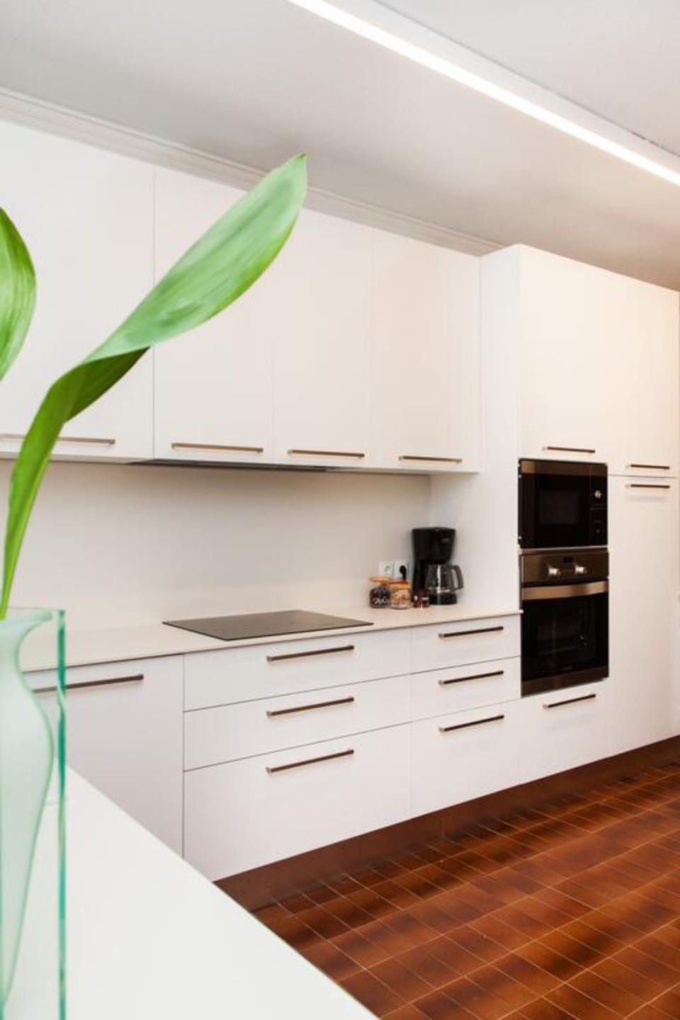 Deluxe Apartment | Private kitchen | Full-size fridge, oven, dishwasher, coffee/tea maker