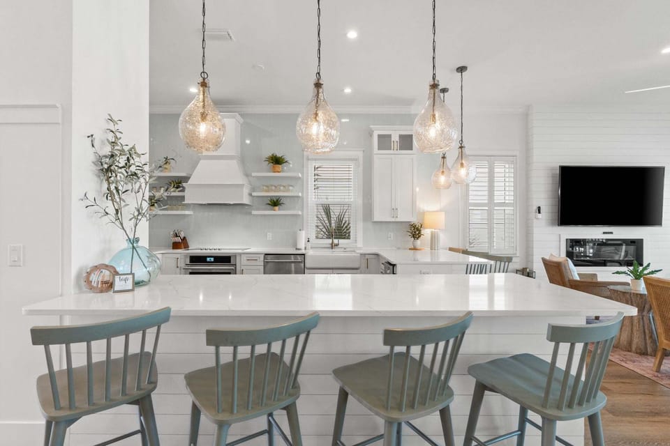 Chef's Kitchen with Bar Seating