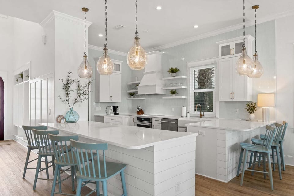 Chef's Kitchen with Bar Seating