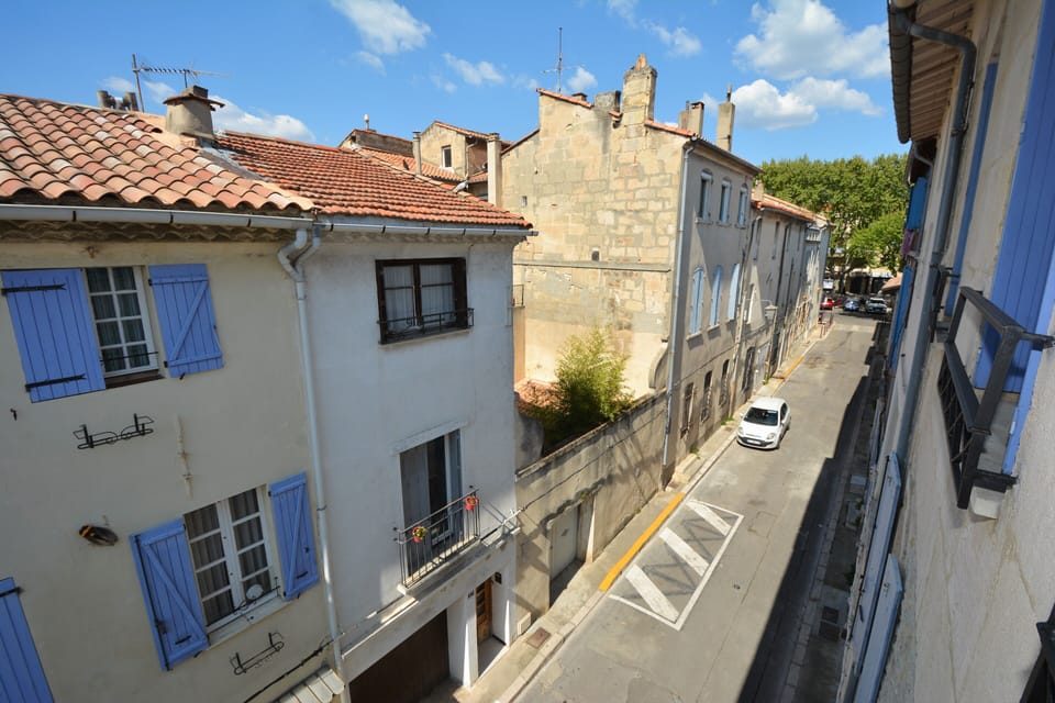 View from the house on the town