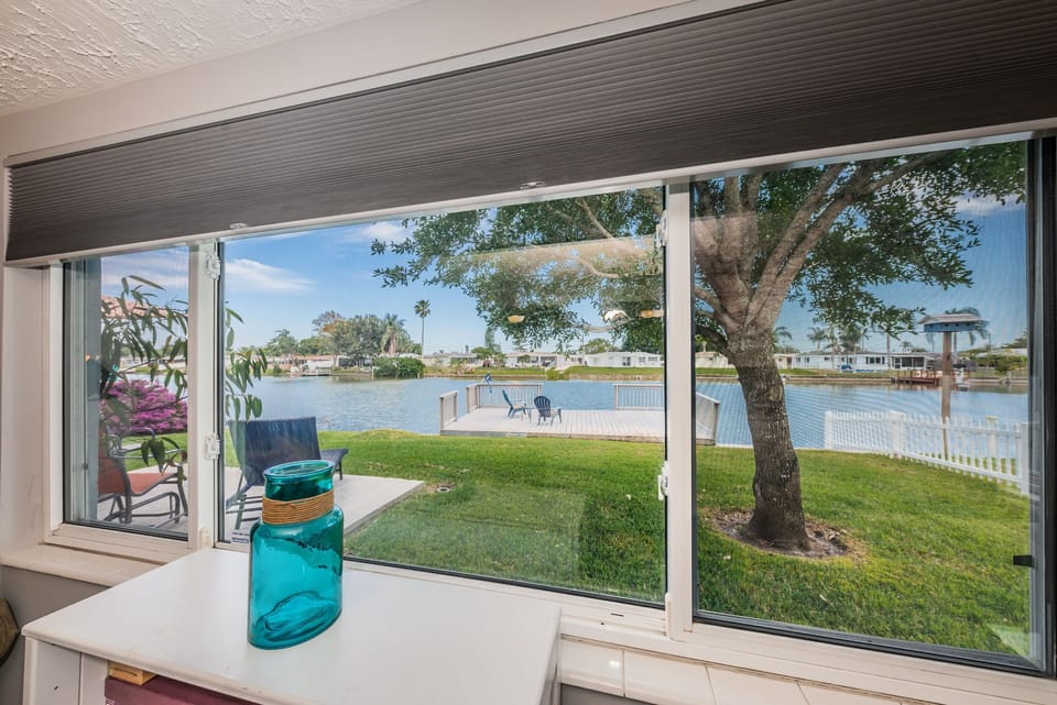 Windows provide natural lighting and are great for bird watching