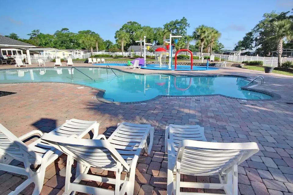 there are 2 outdoor pools and 1 indoor pool

