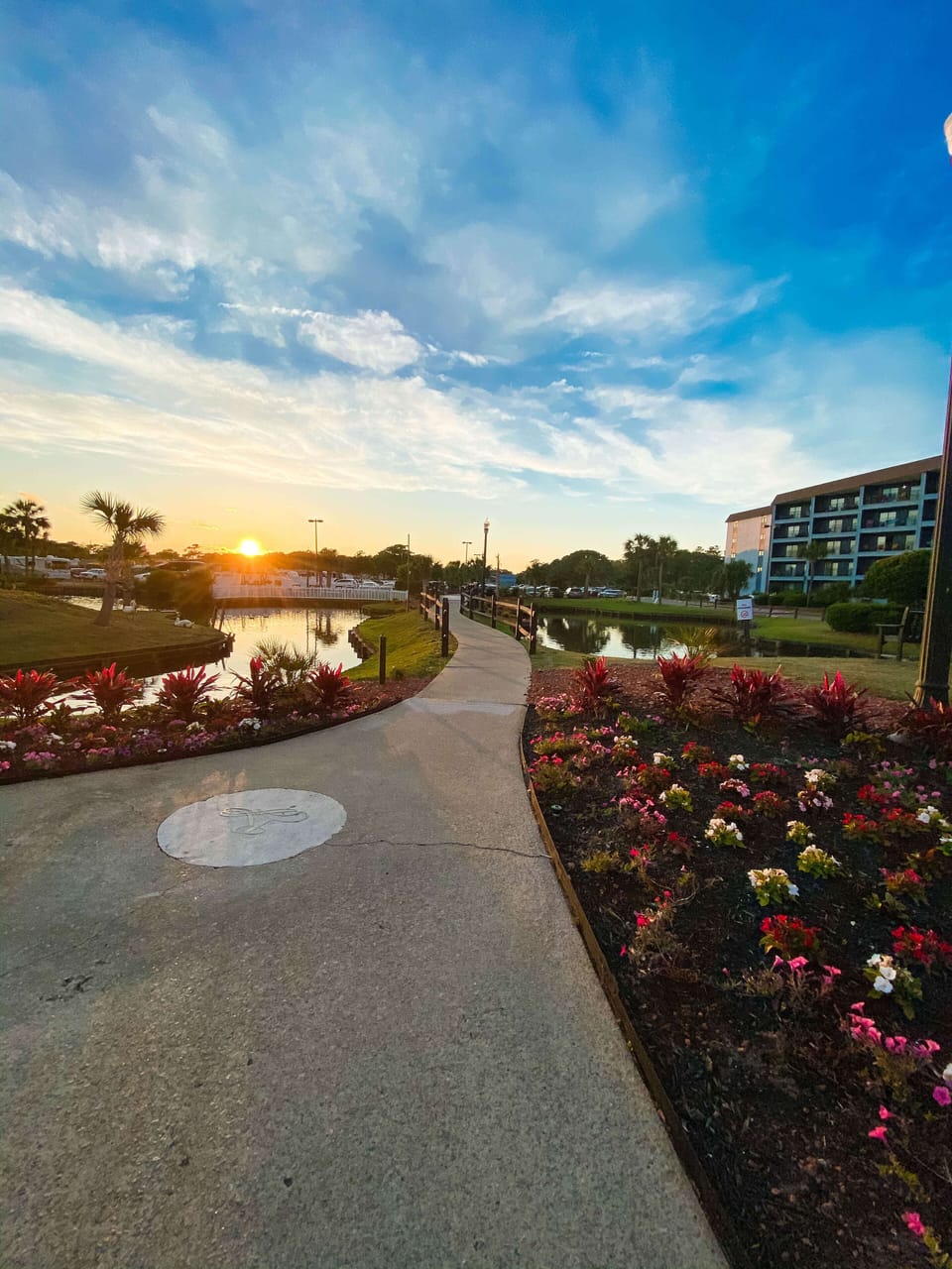 Walkway to Picnic Area and Parking Lot
