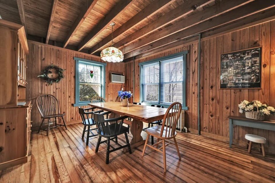 enjoy meals, play board games & cards together at the table 