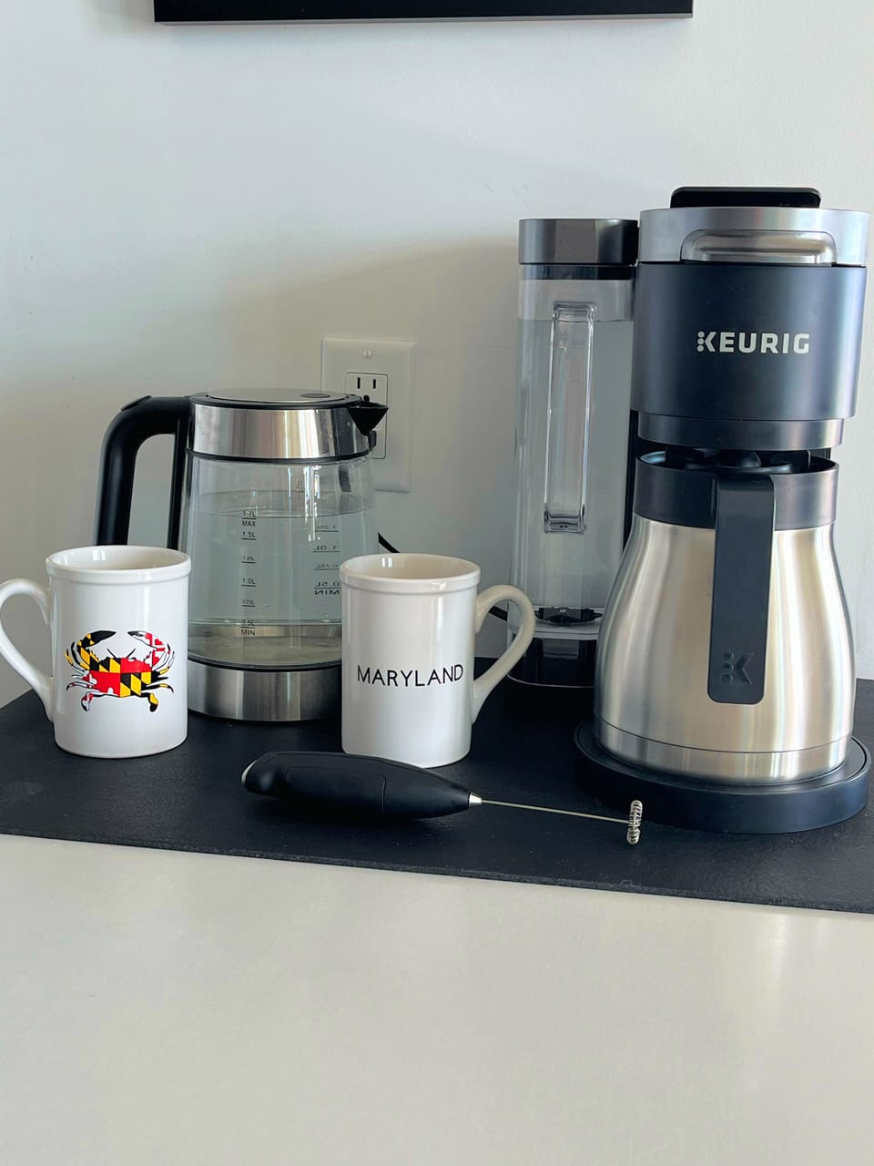 Enjoy your Mornings with Coffee or Tea.