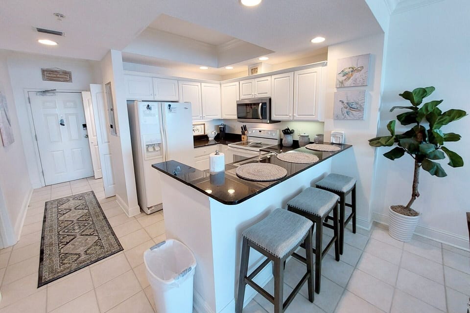 Lovely granite counter.